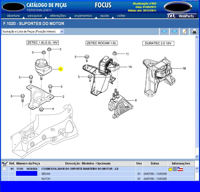 Coxim Direito D Motor Focus Zetec 1.8 2.0 16v 00a05